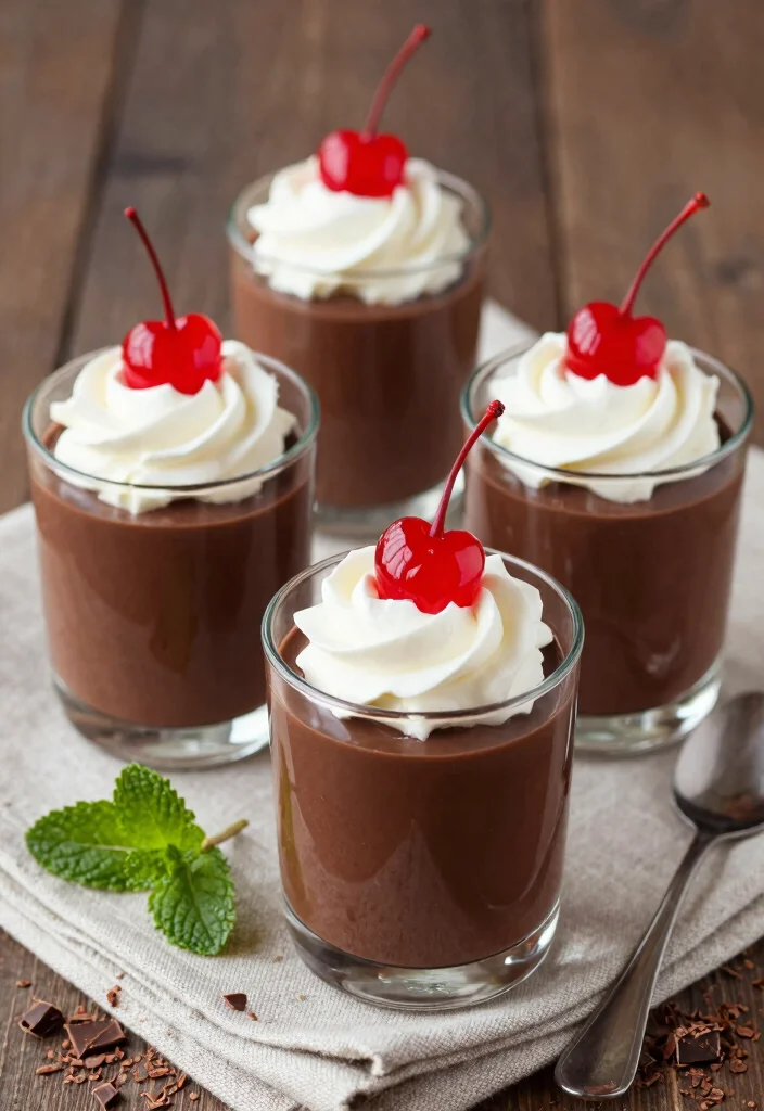 10 Nut Free Dessert Recipes Safe for Allergy Friendly Baking - 9. Chocolate Pudding Cups 1