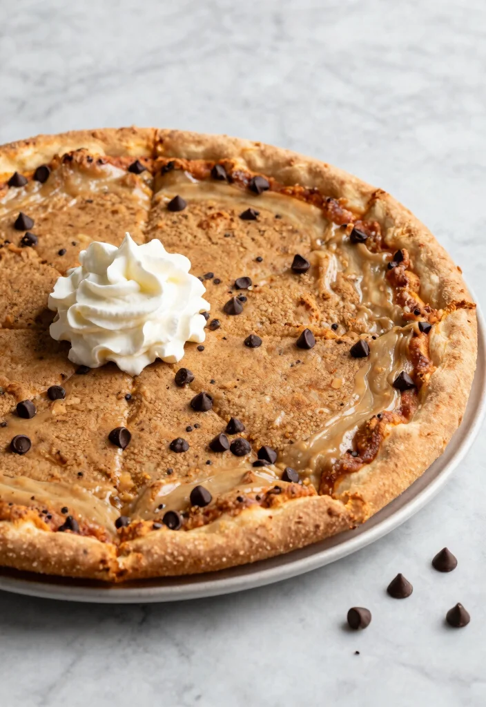10 Pizza Crust Dessert Recipes for Fun Creative Treats - 2. Cookie Dough Dessert Pizza 1