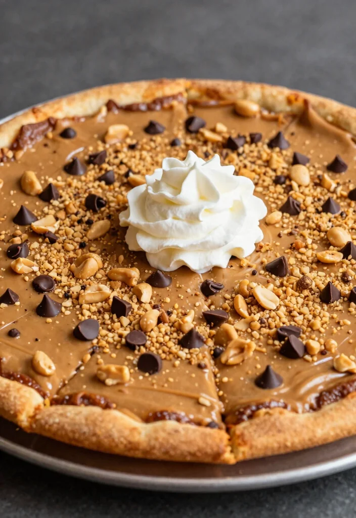 10 Pizza Crust Dessert Recipes for Fun Creative Treats - 8. Peanut Butter Cup Dessert Pizza 1
