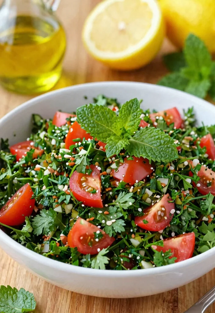 10 Vegan Bulgur Recipes for Hearty Plant Based Meals - 1. Classic Tabbouleh Salad 1