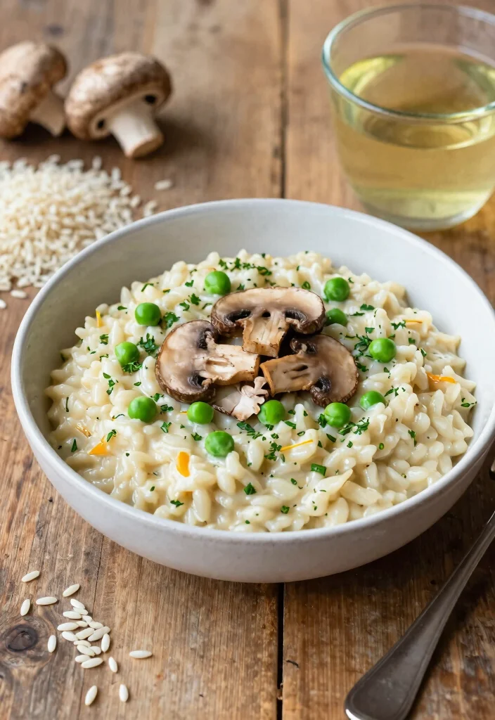 10 Vegan Hobbit Recipes Inspired by Cozy Comfort Food - 5. Creamy Vegan Risotto 1
