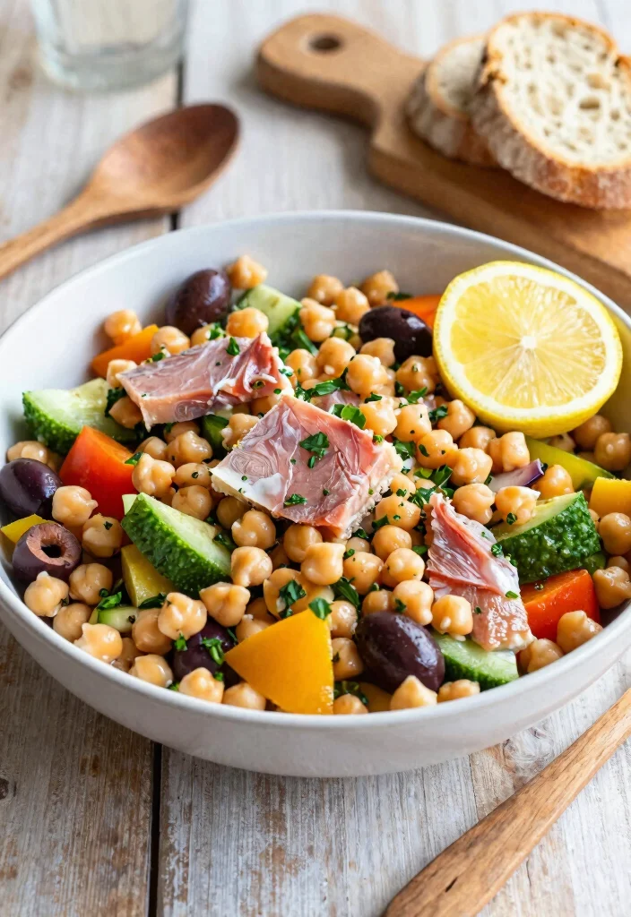 10 Vegan Portuguese Recipes with Coastal Inspired Flavor - 7. Vegan Salada de Atum 1