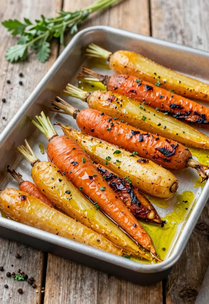 10 Vegan Turnip Recipes for Simple Savory Dishes - 2. Roasted Turnip and Carrot Medley 1