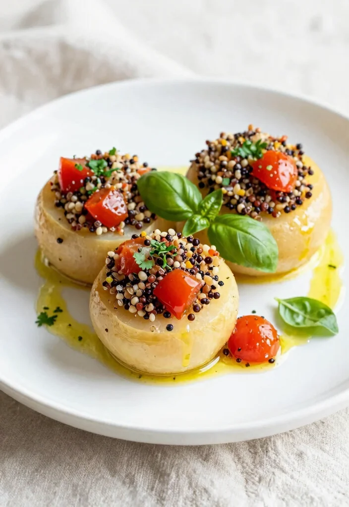 10 Vegan Turnip Recipes for Simple Savory Dishes - 6. Stuffed Turnips with Quinoa 1