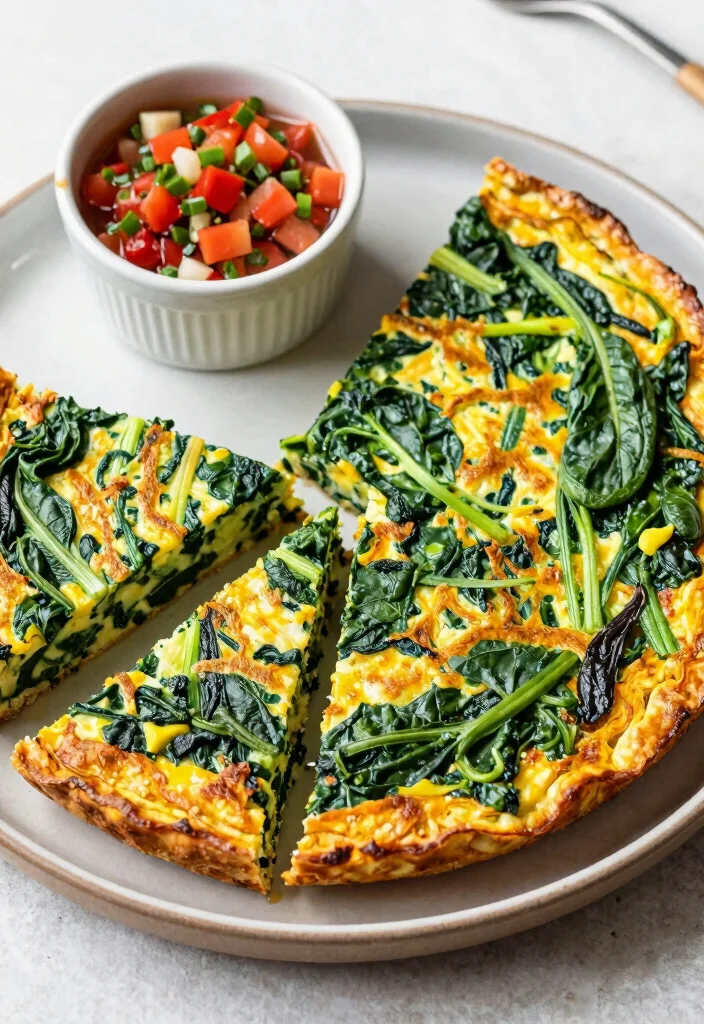 10 Vegan Turnip Recipes for Simple Savory Dishes - 7. Turnip and Spinach Frittata 1