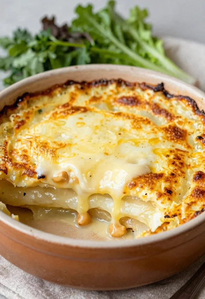 10 Vegan Turnip Recipes for Simple Savory Dishes - 8. Turnip Gratin with Cashew Cream 1