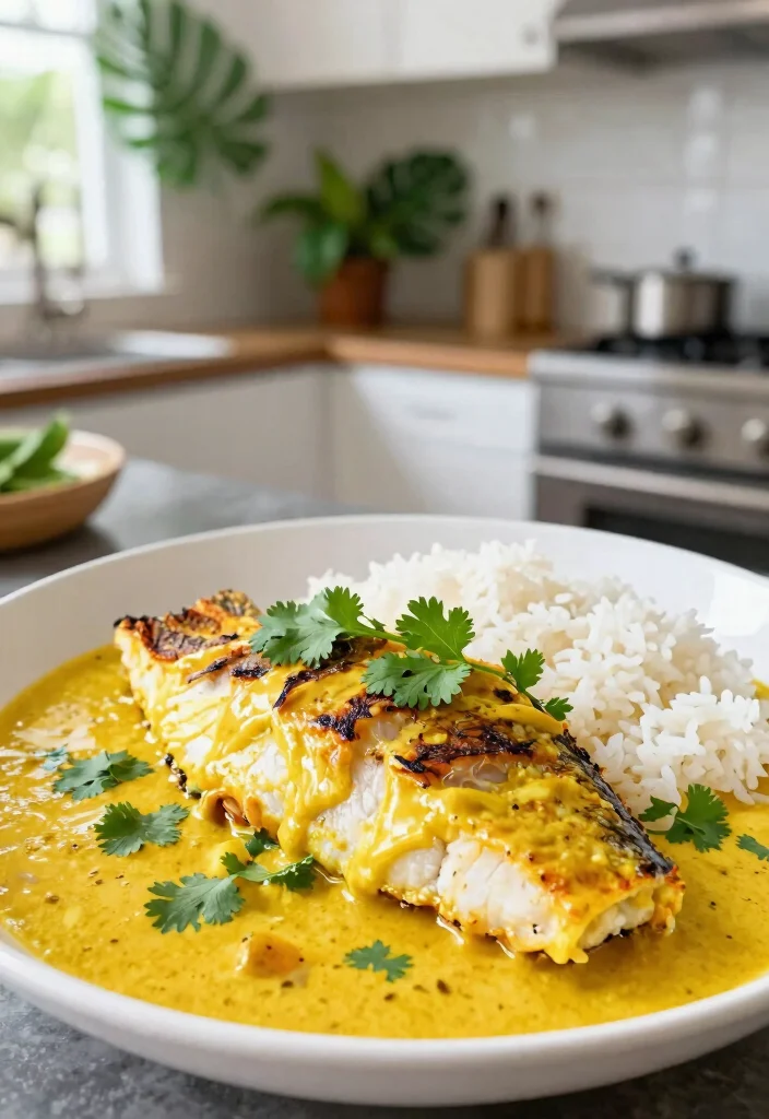 12 Healthy Baked Tilapia Recipes for Light Protein Meals - 8. Coconut Curry Baked Tilapia 1