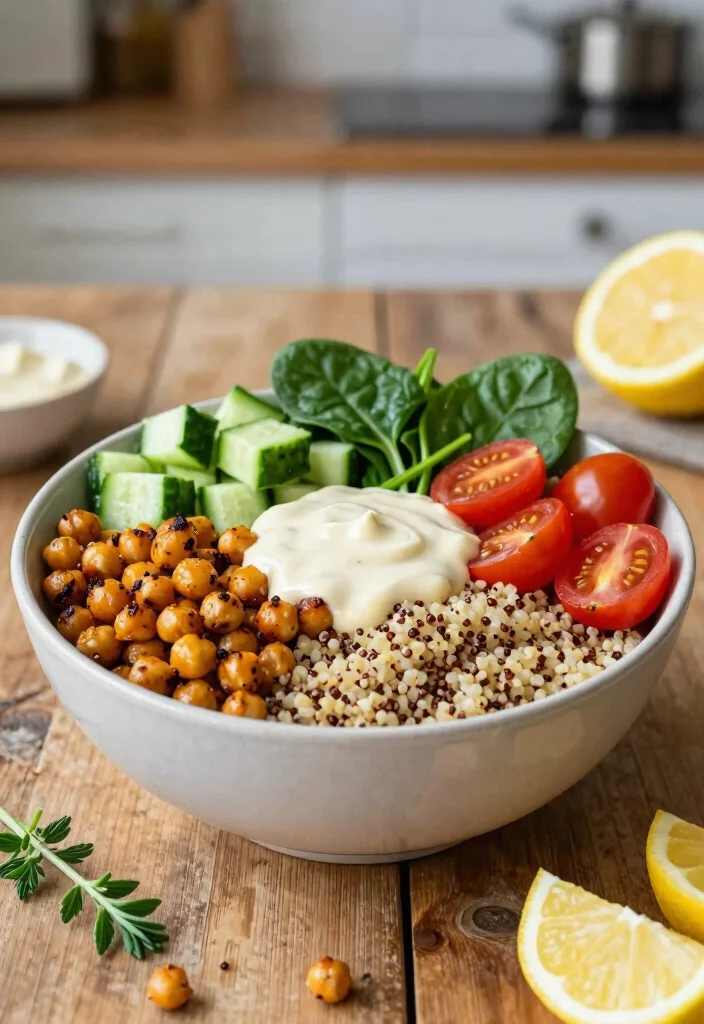 12 Healthy Clean Eating Bowl Recipes for Balanced Nutrition - 1. Quinoa and Chickpea Power Bowl 1