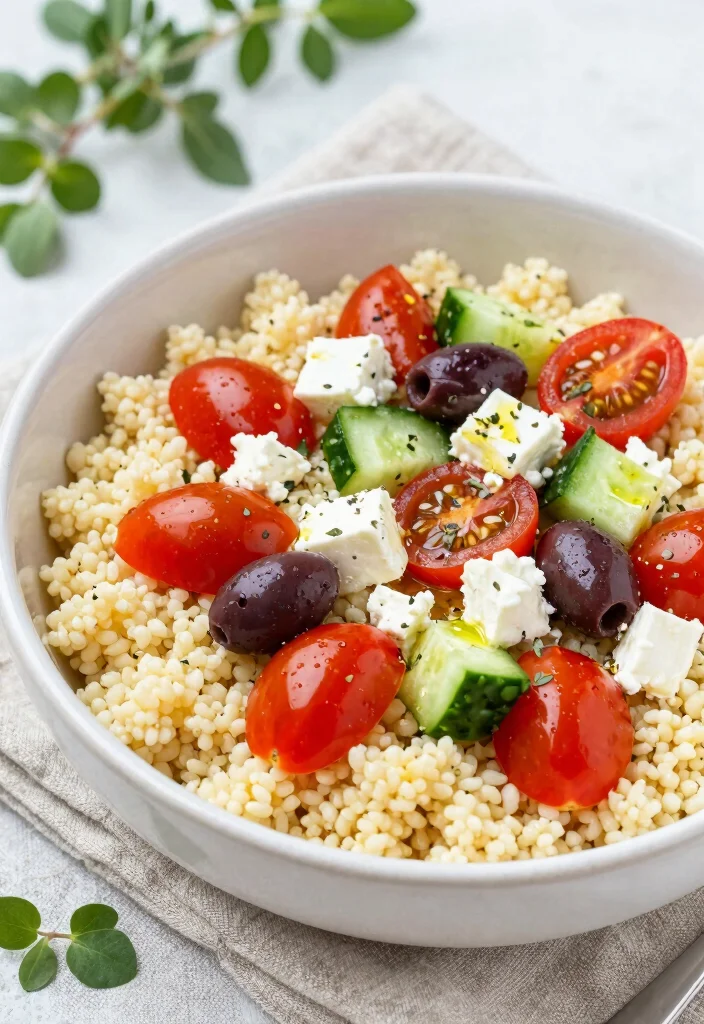 12 Healthy Clean Eating Bowl Recipes for Balanced Nutrition - 4. Mediterranean Couscous Bowl 1