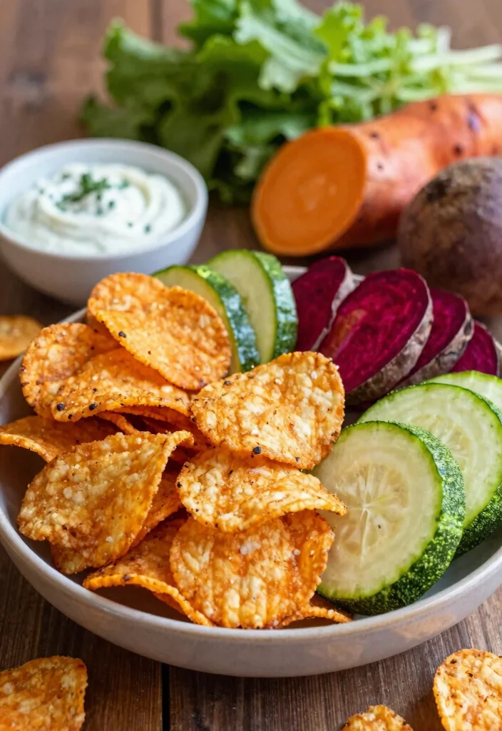 12 Healthy Snack Recipes for Kids That They Will Love - 4. Veggie Chips 1