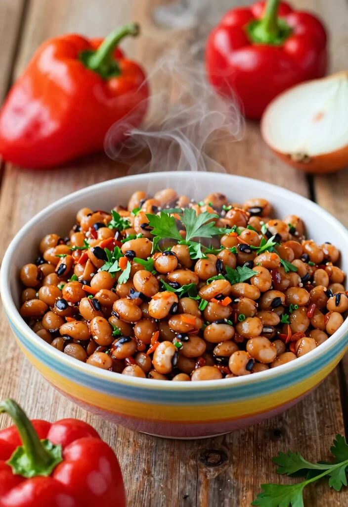 12 Healthy Southern Recipes with a Lighter Twist - 7. Spicy Black-Eyed Peas 1