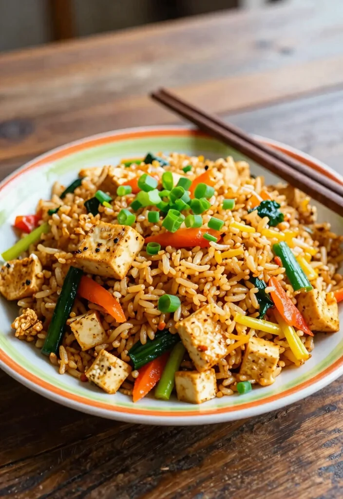 12 Healthy White Rice Recipes for Balanced Everyday Meals - 10. Fried Rice with Tofu and Vegetables 1
