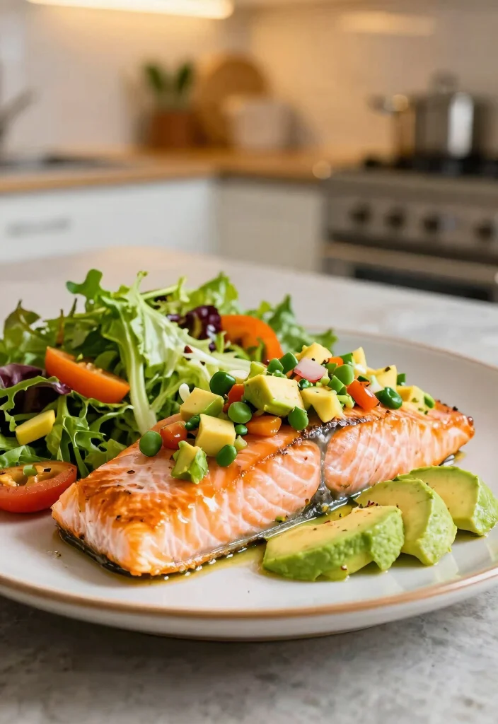 12 Keto Dairy Free Dinner Recipes for Clean Low Carb Meals - 10. Salmon with Avocado Salsa 1