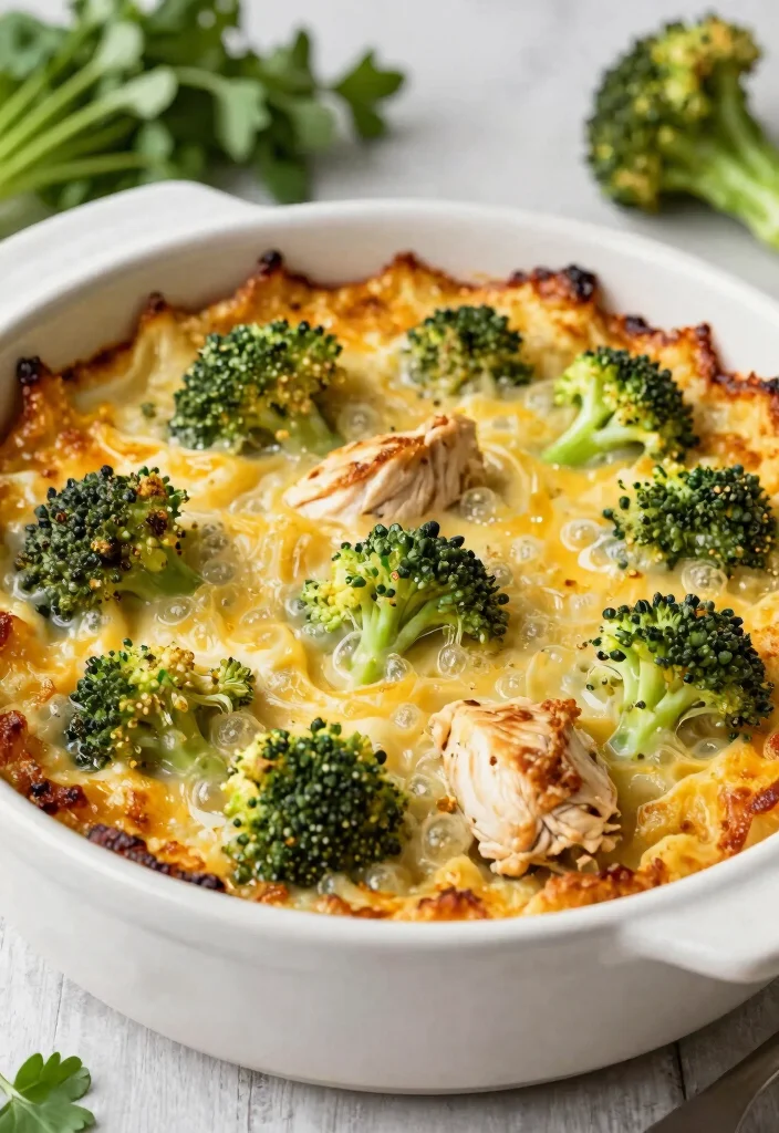 12 Keto Dairy Free Dinner Recipes for Clean Low Carb Meals - 7. Chicken and Broccoli Casserole 1