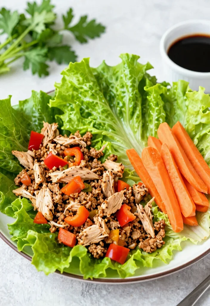 12 Keto Dairy Free Dinner Recipes for Clean Low Carb Meals - 9. Thai Chicken Lettuce Wraps 1