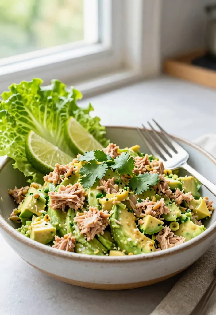 12 Keto Tuna Recipes for Easy Protein Packed Meals - 1. Creamy Avocado Tuna Salad 1
