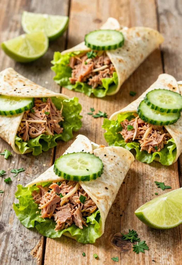 12 Keto Tuna Recipes for Easy Protein Packed Meals - 4. Zesty Tuna Lettuce Wraps 1