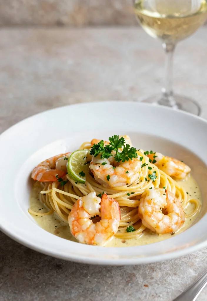 12 Lime Dinner Recipes with Bright Fresh Flavor - 5. Lime and Garlic Butter Shrimp Pasta 1