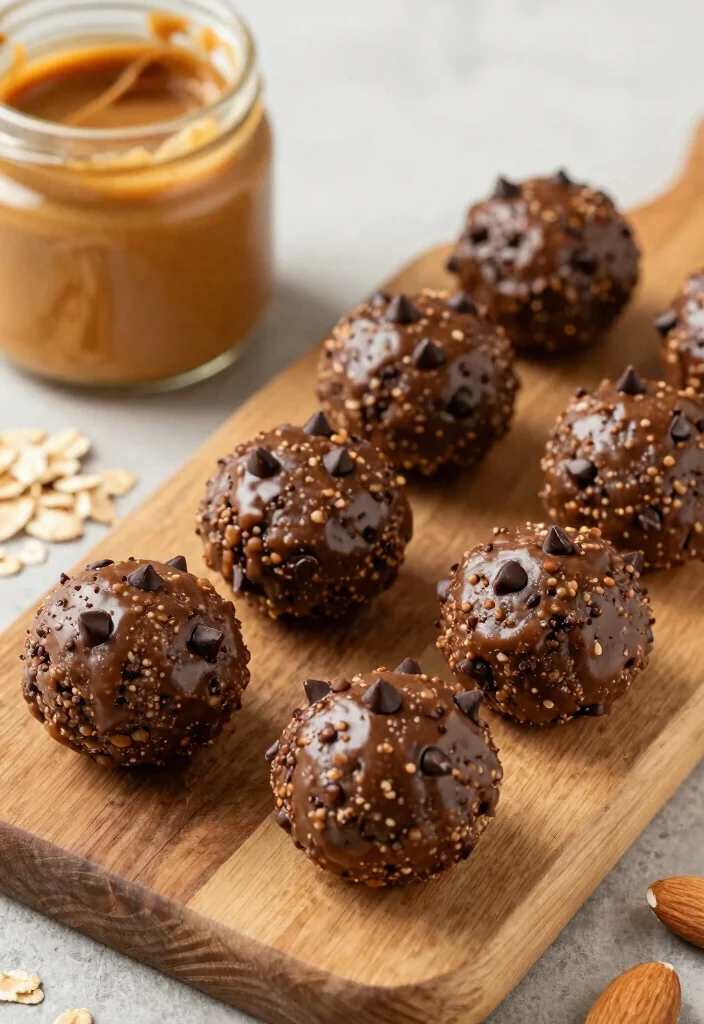 12 Low Calorie Dessert Recipes for Guilt Free Indulgence - 5. Almond Butter Chocolate Energy Bites 1