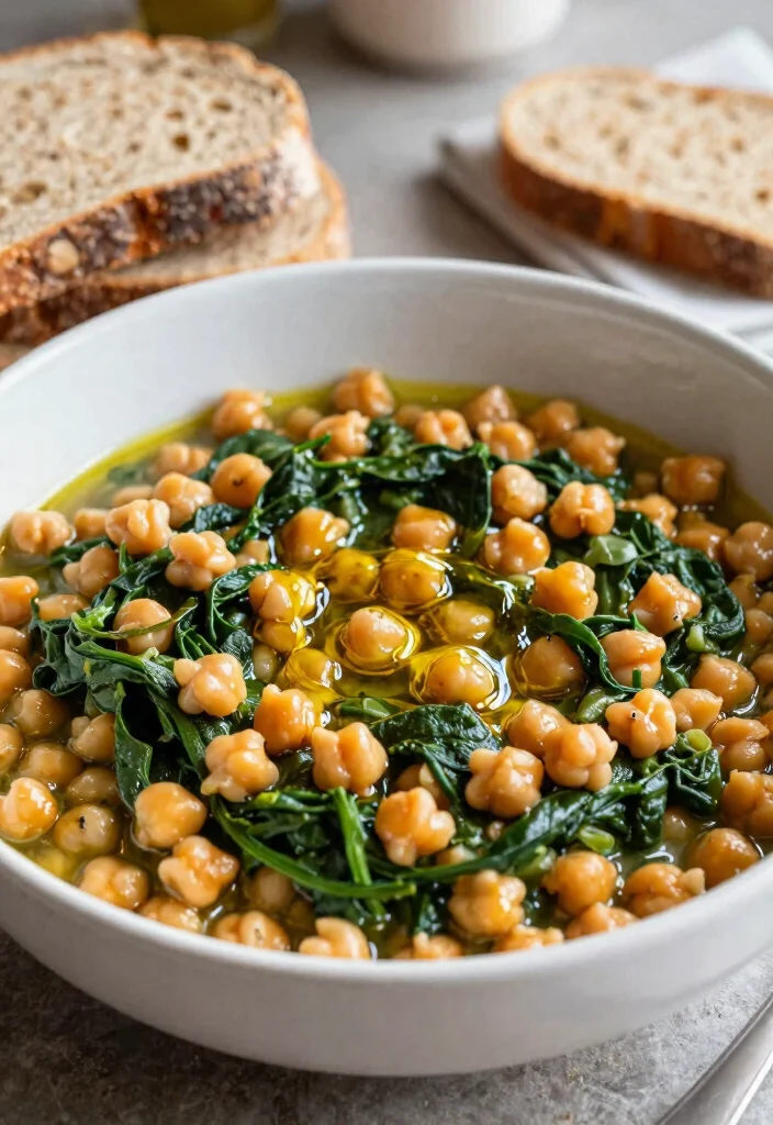 12 Low Sodium Dinner Recipes for Heart Smart Eating - 12. Mediterranean Chickpea & Spinach Stew 1