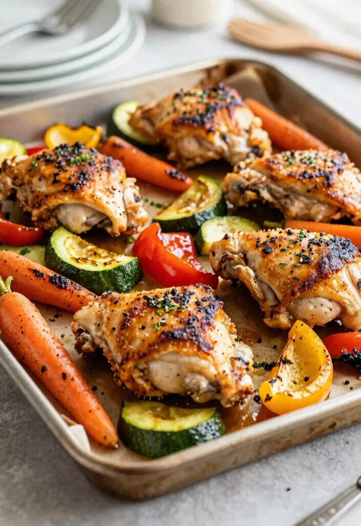 12 Low Sodium Dinner Recipes for Heart Smart Eating - 7. One-Pan Chicken and Veggies 1