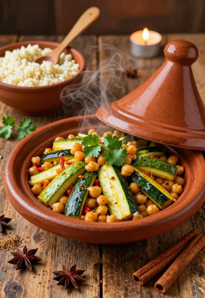 12 Mediterranean Dinner Recipes for Fresh Healthy Meals - 1. Zucchini and Chickpea Tagine 1