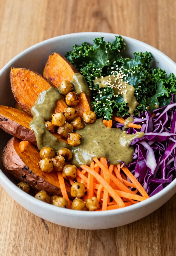 12 Noom Dinner Recipes for Balanced Weight Friendly Eating - 3. Sweet Potato and Chickpea Buddha Bowl 1