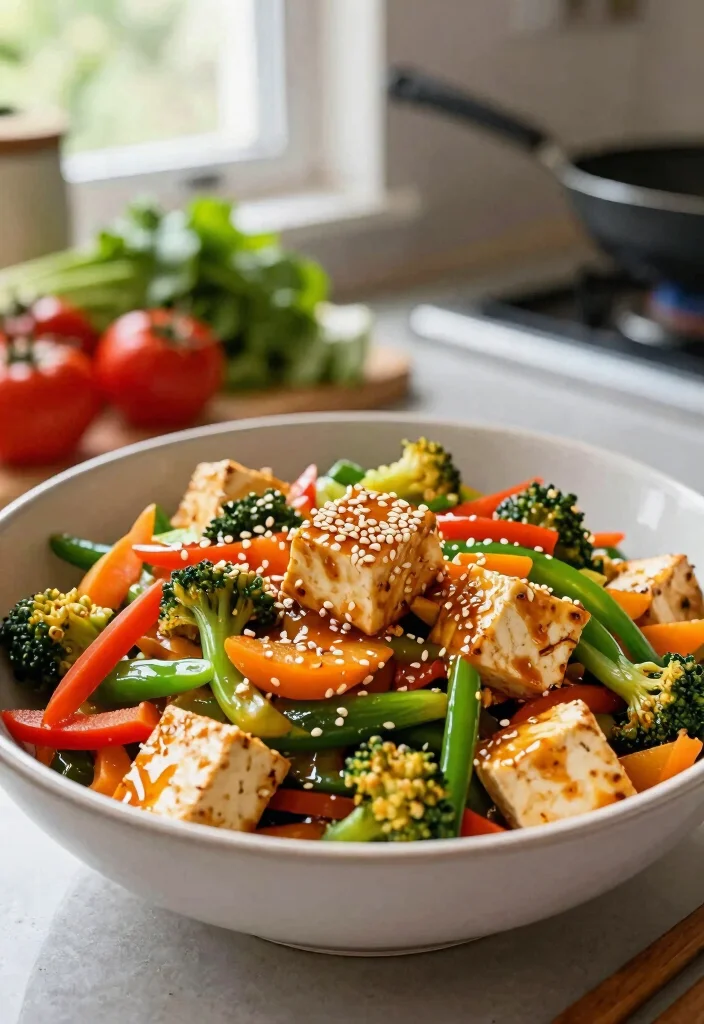 12 One Pot Vegan Recipes for Easy Clean Up Meals - 12. Easy Vegan Stir-Fry 1