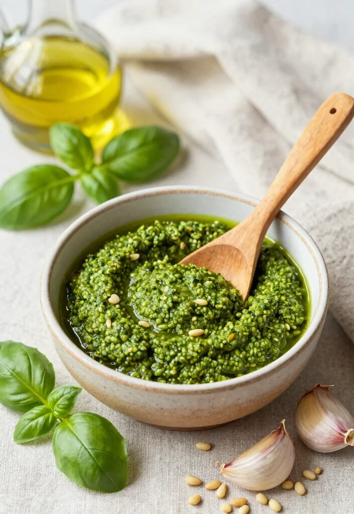 12 Vegan Pesto Recipes for Fresh Plant Based Meals - 1. Classic Basil Vegan Pesto 1