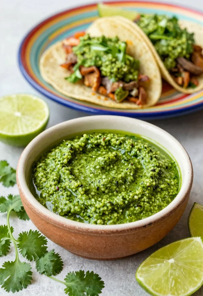 12 Vegan Pesto Recipes for Fresh Plant Based Meals - 5. Cilantro Lime Pesto 1